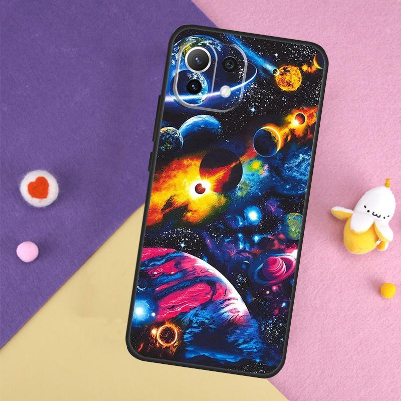 Magic Space Moon Planet Case For Xiaomi 13T 11T 12T 14T Pro 13 14 15 Ultra POCO X7 Pro X3 X5 X6 F5 F6 M6 Pro Cover