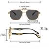 Luxury Pilot Men's Sunglasses UV Protection Gradient Lens Durable Metal Frame Comfort Fit Outdoor Driving and Everyday Wear