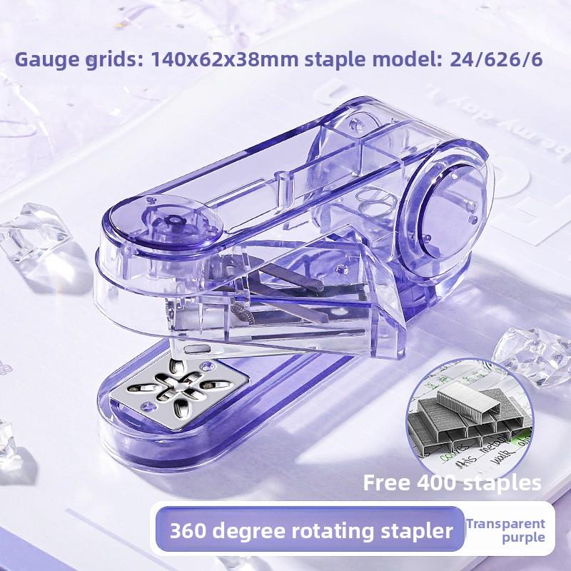 Portable Stapler Portable Binding Machine Mini Binder Labor-Saving Home Use Stapler Office Stationery for School Supplies