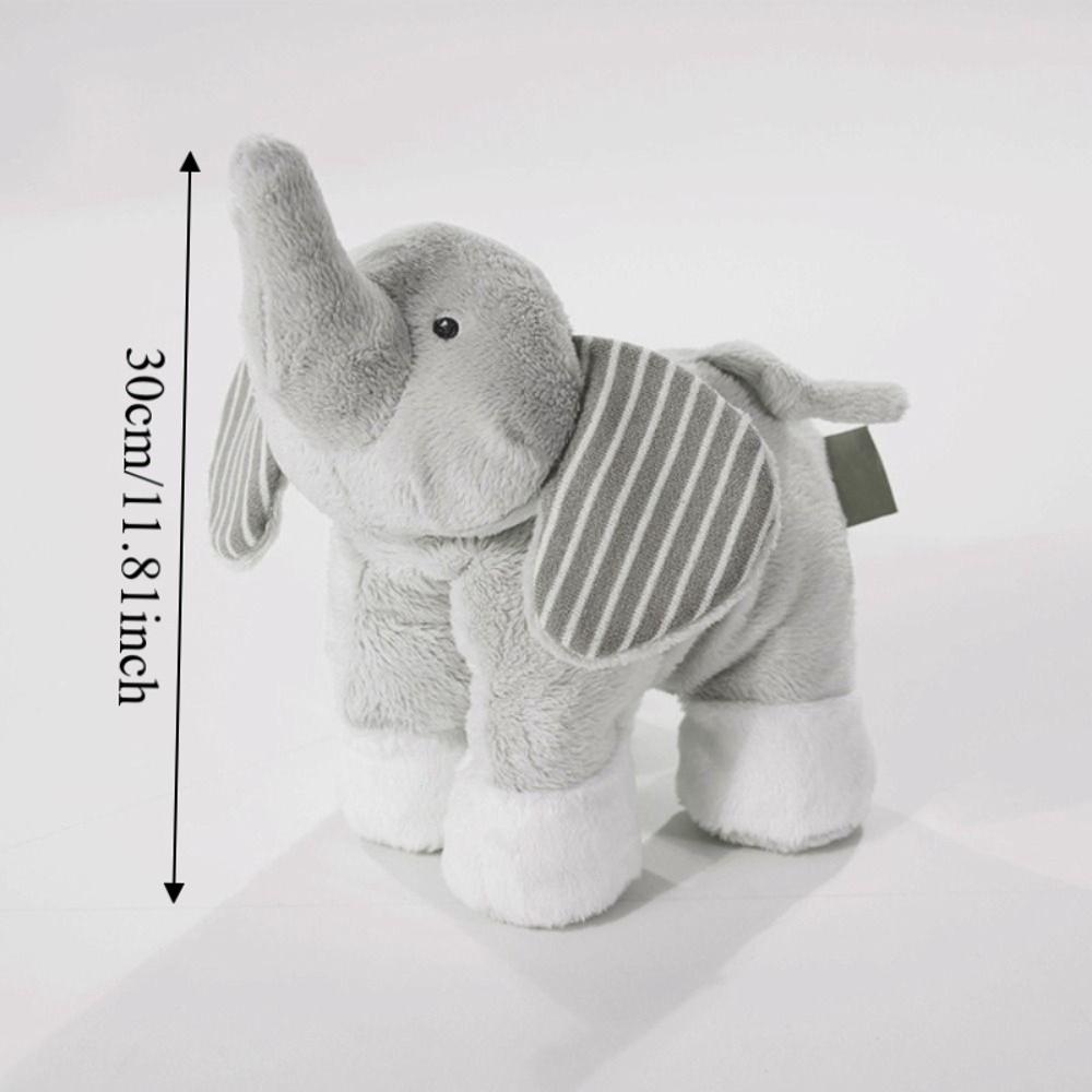 Soft Stuffed Animals Toys Gray Stuffed Dolls Sleeping Pillow Elephant Plush Pillow  Girl Boy