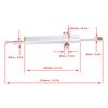 373mm Motorrad-Lenkungsdämpfer, Verstellbar, Universelle Passform, Verbesserte Stabilität, Lenkungsstabilisator für Motorräder