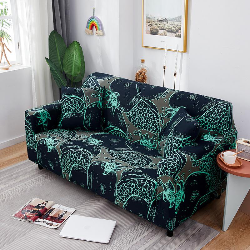 L Shape Geometric Printed Washable Sofa Cover Stretch Couch Covers Sofa Slipcovers For 2 Cushion Couch And Loveseat