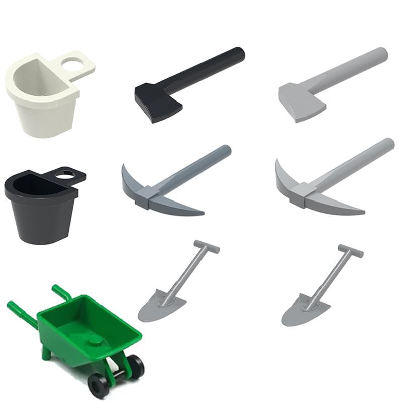 

MOC Городские строительные блоки Персонаж Маленькая деталь Совместимые аксессуары Кирпич Бокал для вина Пентаграмма Стержень Коробка Игрушка S026