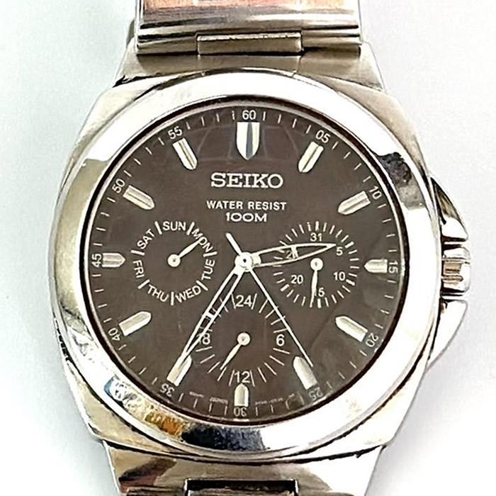 

[USED] Working SEIKO Watch 100M 5Y89 0AF0