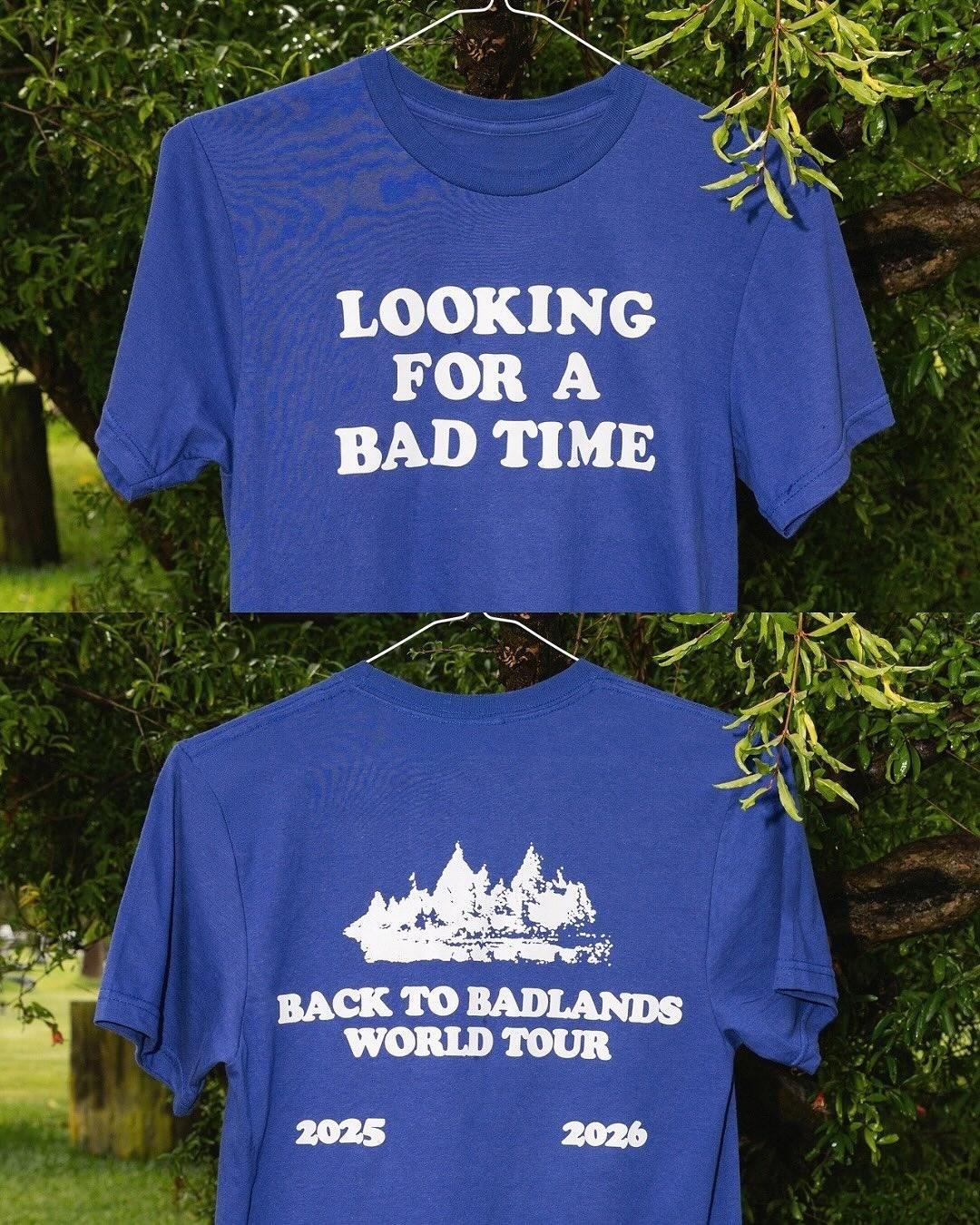 NEW!!! Halsey Back To Badlands Merch Decade Tour 2026 2026 reprint T-Shirt XXXL