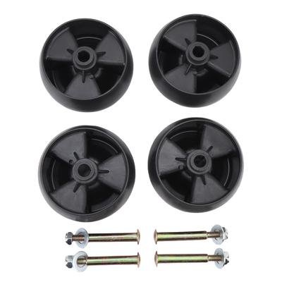 5 Inch Deck Wheels and Hardware Kit for 42 46 48 50 54 Inch Decks Mower Deck Wheels Kit Replacement For Cub Cadet