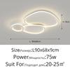 Smart Living Room Chandeliers Simple Modern Atmosphere Lamp Whole House Lighting