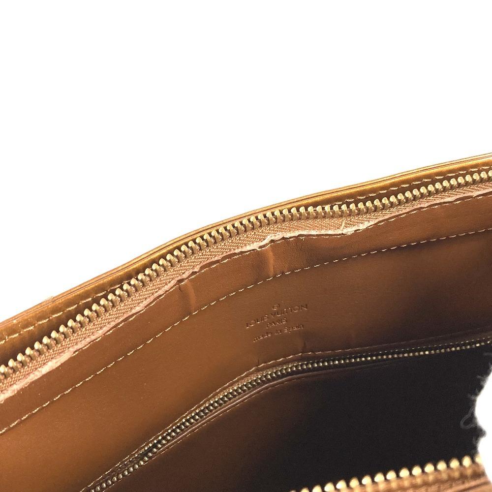 Louis Vuitton M91122 Bolsa de Ombro Tote MonogramVernis Houston Marrom Bronze