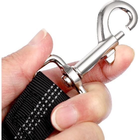 

Светоотражающий поводок-удлинитель для собак Totority Прочный эластичный тренировочный поводок для маленьких и средних собак для прогулок, бега и активного отдыха Черный