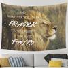 Christian Wall Art Wall Tapestry for Bedroom Aesthetic Christian Gifts for Women Faith Christian Decor Bible Verse Wall Art