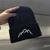 Wool Hat Men's Autumn and Winter Mountain Solid Color Ear Protection Cold Hat Versatile Warm and Cold-proof Pullover Knitted Hat Women