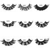 5Pairs Lashes Extension Whole Cluster Eyelashes Dense D Curled Eyelashes  Makeup Tool
