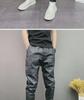 Men's Trendy Elastic PU Leather Pants - Windproof, Waterproof, Six-Pocket Casual Trousers for Autumn/Winter