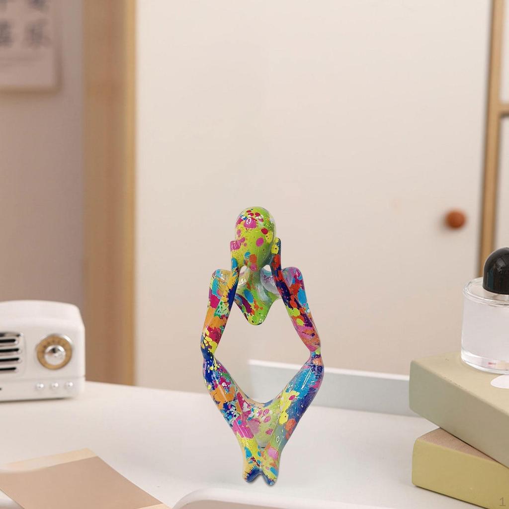Abstract Thinker Figurine for Home Display And Decor