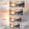 Lighthouse By The Ocean Sunset Desk Pad Non-Slip Rubber Mouse Pad Office Desk Decorating Carpet Mouse Pads Playmat Pc Accessory