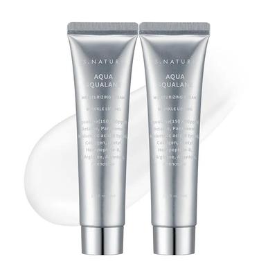 Aqua Squalane Moisturizing Cream Deep Hydration Barrier Care 60ml Double Set (60ml+60ml)