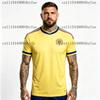2026 Nuova Maglia da Calcio Traspirante Estiva per Uomo, Fan Federashon Futbol Korsou Curacao, Maglietta Giallo Pallido, Maglietta per Bambini