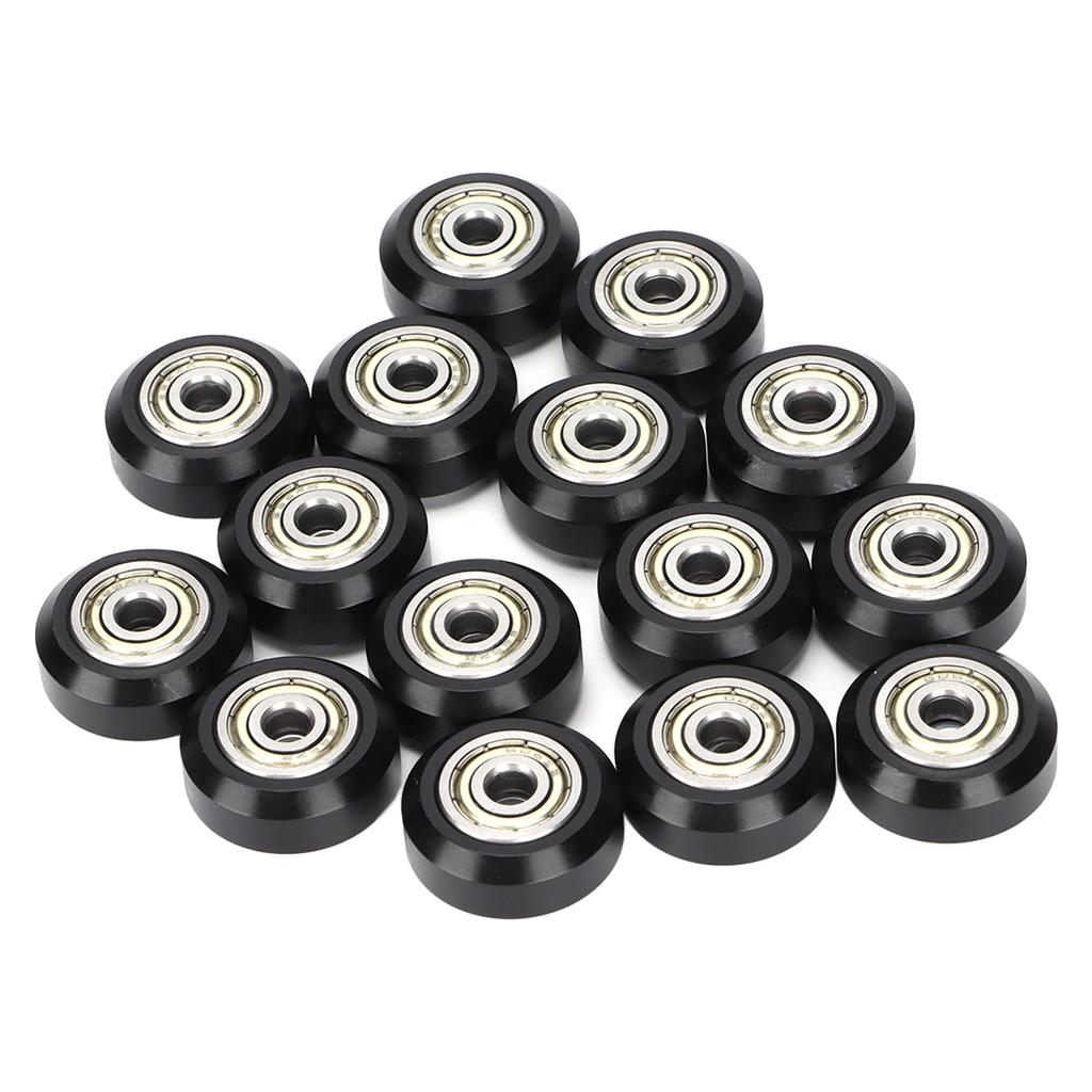 15Pcs V Shape Wheels POM Pulleys 3D Printer Accessories for Ender 3 for Tevo Tarantula