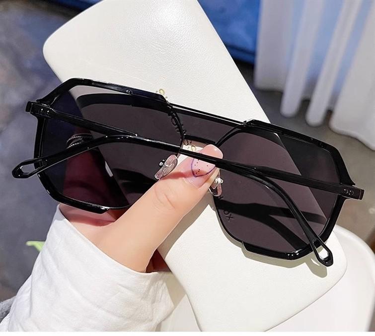 Brown Glasses, Women'S Myopia Sunglasses, With Degree, Large Face, Men'S Driving Photosensitive Color-Changing Anti-Blue Flat Glasses