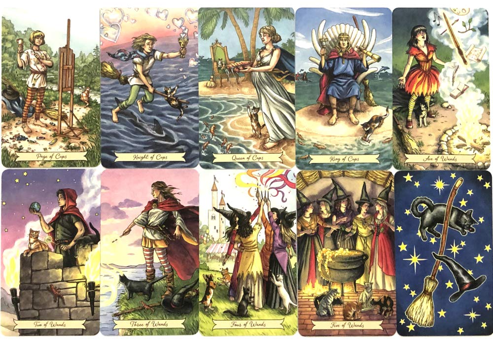 Everyday Witch Tarot Waite 78 Miniature Tarot Includes Japanese Authentic Product I.I.J Mini, Edition, Cards, Cards, Instructions,