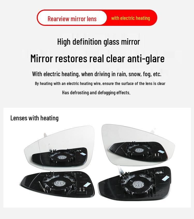Volkswagen ID7 VIZZION Rearview Mirror Housing and Turn Signal Lens