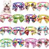 50/100pcs Easter Dog Bow Ties Rabbit Pattern Dog Grooming Pet Cat Dog Bowties Neckties Pet Supplies Pet Bowtie Supplies