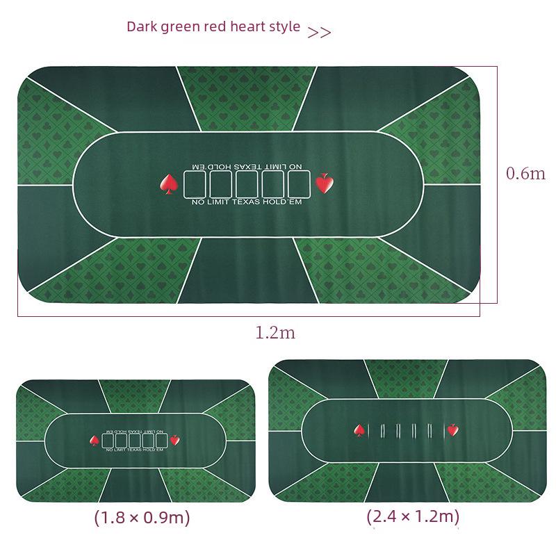"Tappetino da scrivania da gioco in gomma personalizzabile per Texas Hold'em – Perfetto per Poker, Mouse, Tastiera, Uso in ufficio o E-sports."