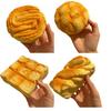 Soft Toast Squeeze Toy Slow-Rising PU Fidget for Stress Relief Realistic Bread-Shaped Decompression Gadget for Kids Adults