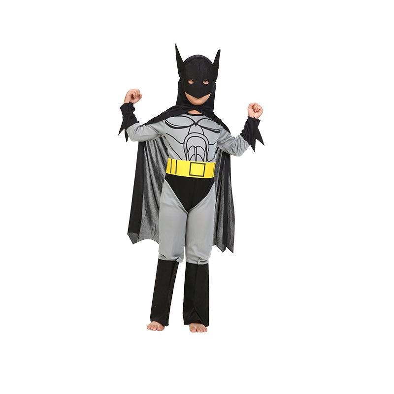 Children s Superhero Role-Play Costume with Cape - Superman & Batman Hero Medium Superhero Costume