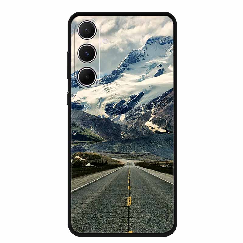 For Samsung Galaxy A55 5G Case Animals Soft Silicone TPU Phone Cases Back Cover For SamsungA55 Wolf Protector Cute Girl Shell