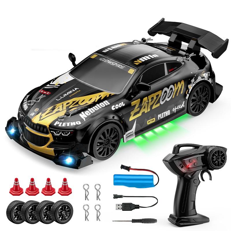 4WD RC Drift Car 1:24 2.4GHz Limited Edition - LED Lights Stunt Drift High-Speed Racing Car Boy Toy Gift