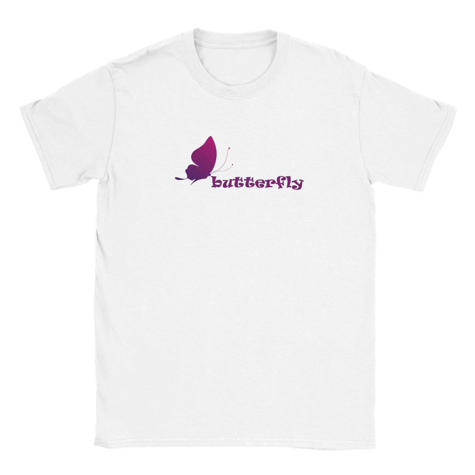 Handmade Butterfly T-Shirt | Soft Cotton Graphic Tee M