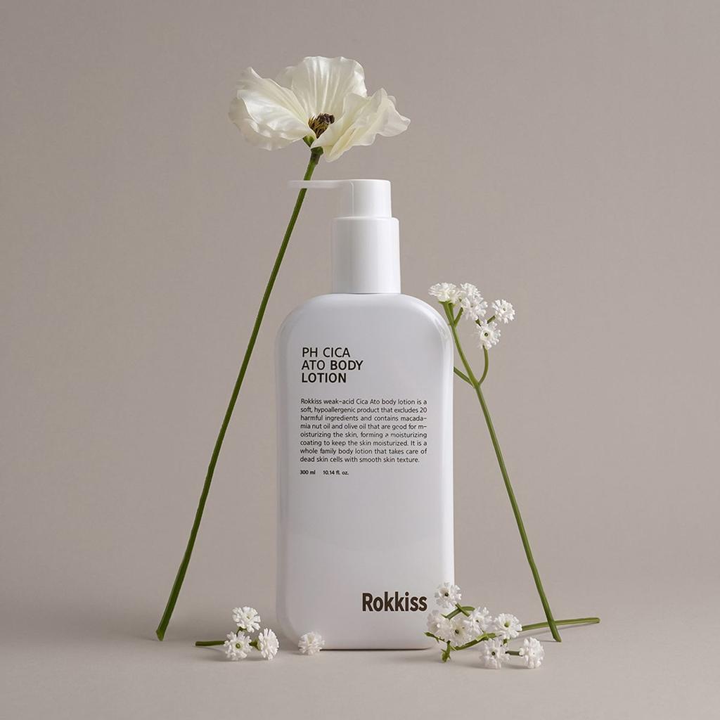 Mildly Acidic Cica Ato Body Lotion 300ml x 2