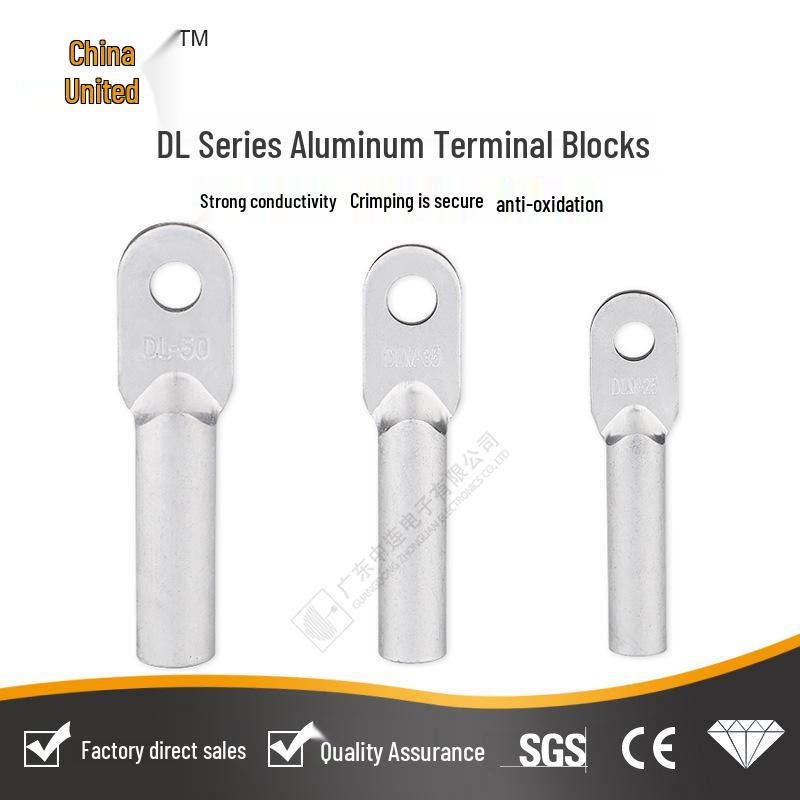 Zhonglian DL Terminal Aluminum Splice Cable Lug - Aluminum Wire Lug Available