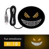 Ojo de Diablo Luz LED Decorativa para Coche Luz de Advertencia para Ventana Trasera Luz Ambiental Ojo de Diablo Accesorios de Decoración para Coche