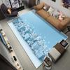 Christmas Style CARPET FOR LIVE ROOM Blue Luxury Home Decoration Bedroom Large Area Rugs Washable Lounge Floor Mats Bedside