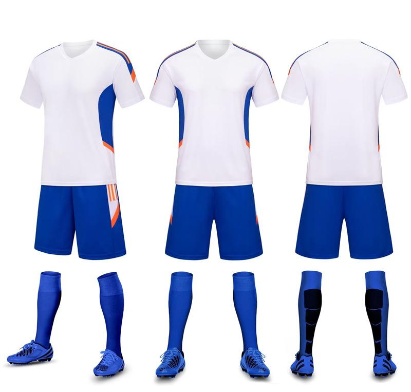 Kids Adult Soccer Uniform Sportssuit Men'S And Women'S Short Sleeve Jersey Soccer Training Team Uniform Summer