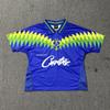European and American High Street Trendy Brand Alcatraz Sports Short-sleeved T-shirt Football Uniform Breathable Polo Shirt Couple Outfit