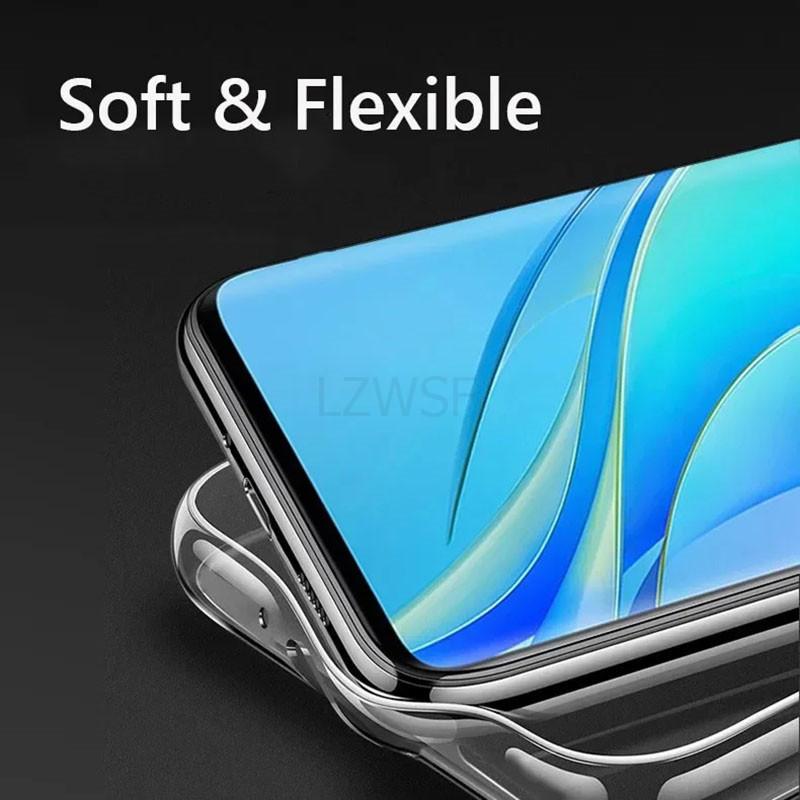 Simple Slim Soft TPU Transaprent Clear Phone Case On For Xiaomi Poco M6 Pro 4G PocoM6 Pro 4G Cover