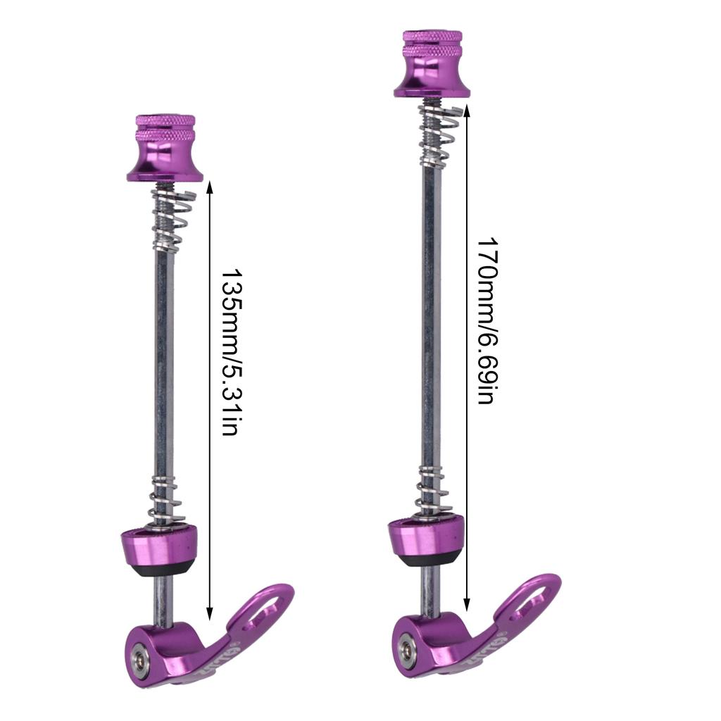2pcs Road Mountain Quick Release Skewers Bike Front Rear Skewer Accessory