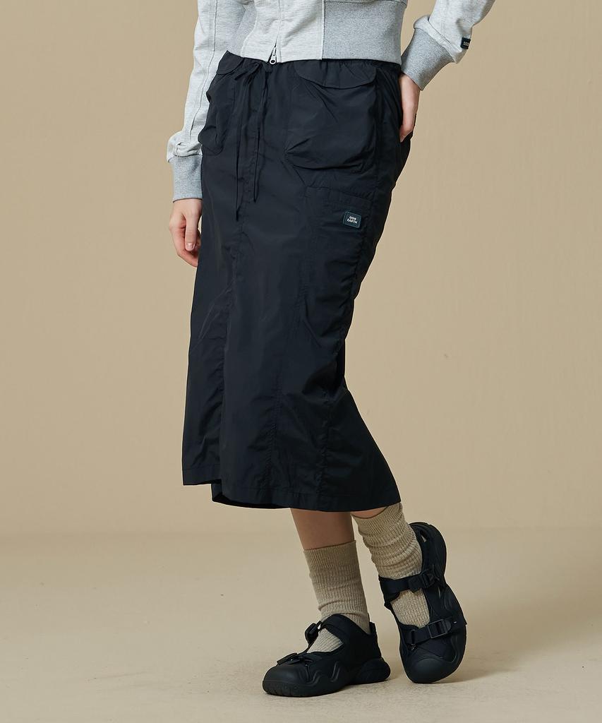 Bbc Earth W Utility Shirred Skirt_Black