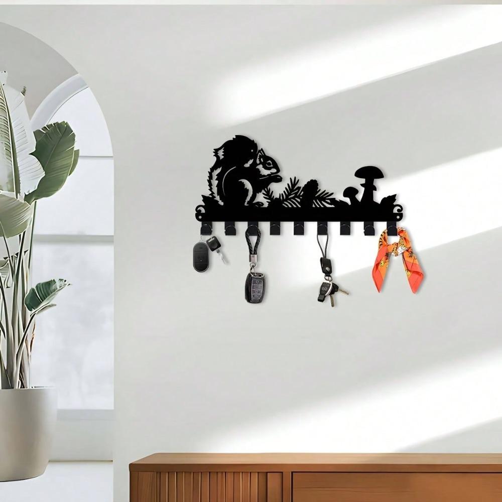 Heavy Duty Key Hanger Wall Mounted Entryway Organizer for Keys Hats and Coats Kitchen Bathroom Outdoor Porch Gift