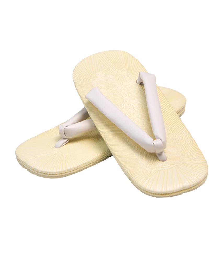 Setta Sandals for Plain White for Boys [Kyoetsu] Shichigosan, Straps, (18.0cm, White)