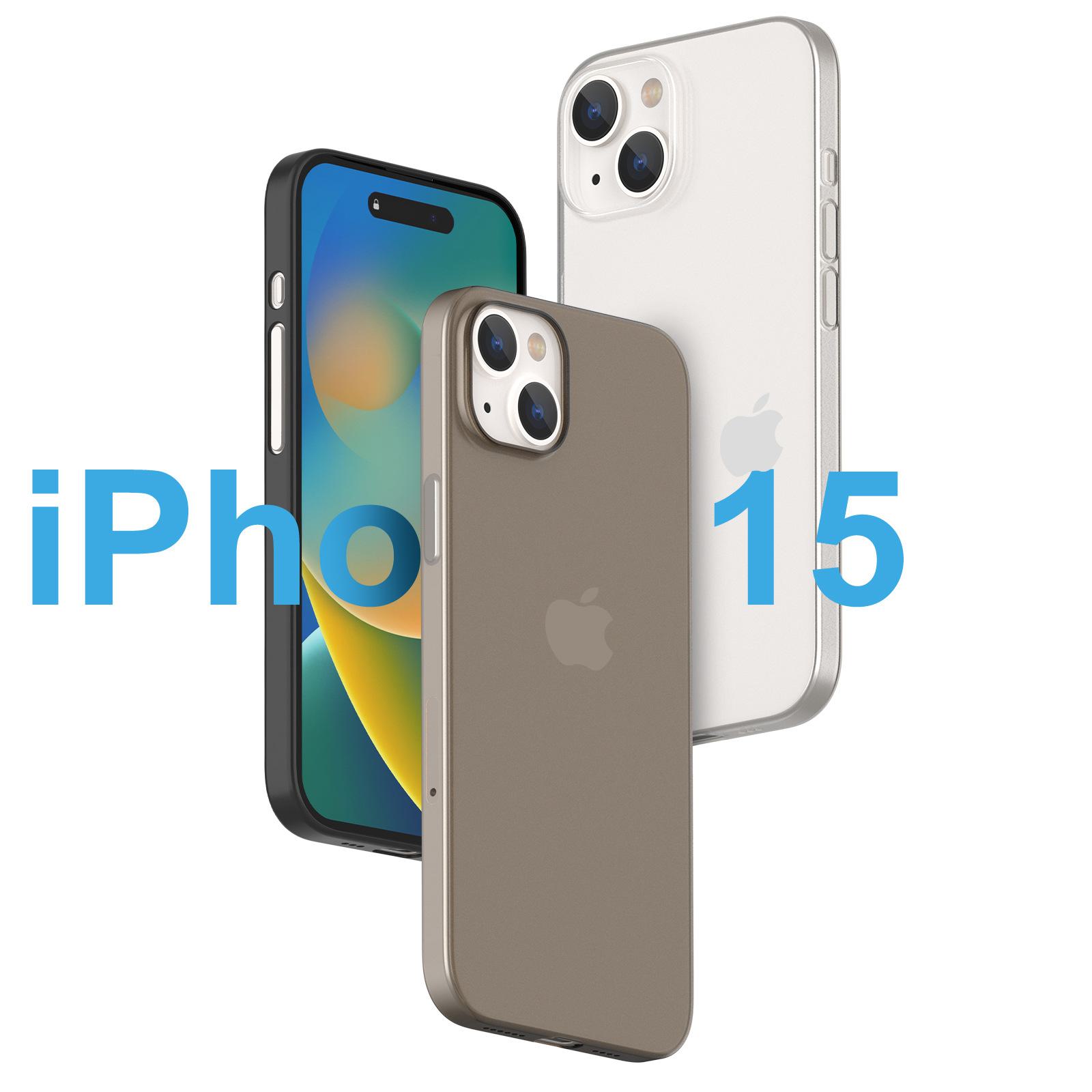 

Чехол для Apple iPhone 15 с большим отверстием, ультратонкий матовый полипропиленовый чехол для iPhone 14/13/12 Pro Max Large hole-midnight green. X/Xs
