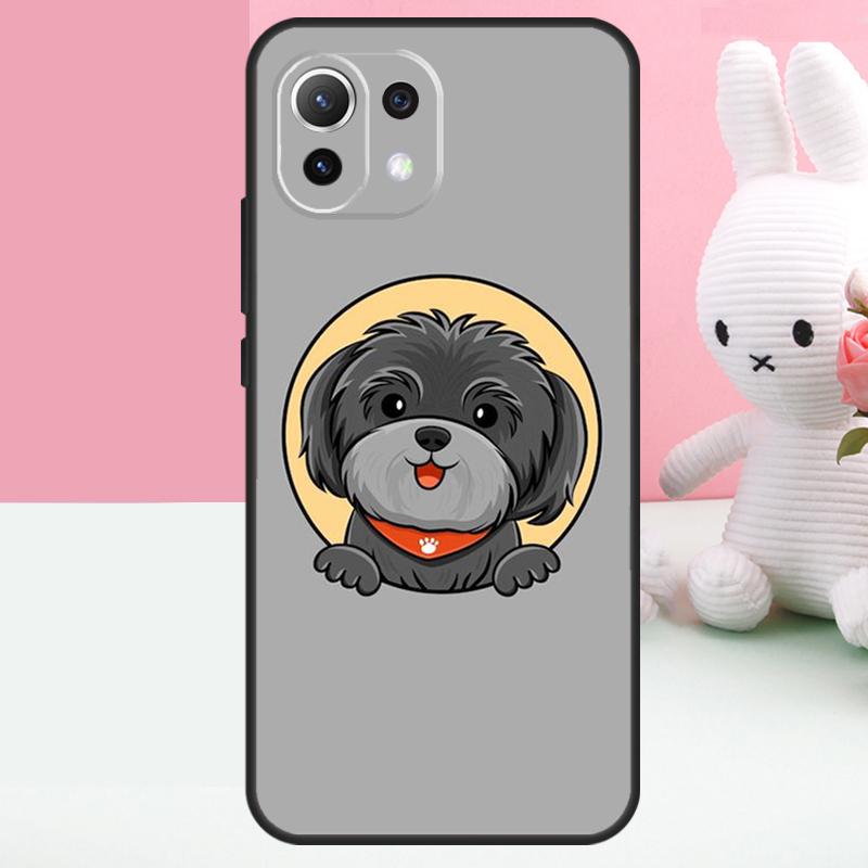 Cartoon Shih Tzu Dog Case For POCO F5 Pro X3 X5 M4 Pro F3 X4 F4 GT Cover For Xiaomi 11T 12T Pro 11 12 13 Lite