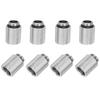 Uxcell Female-to-Male Extension Fitting G14 X 20mm for PC Water Cooling Systems, Silver, 8-Pack