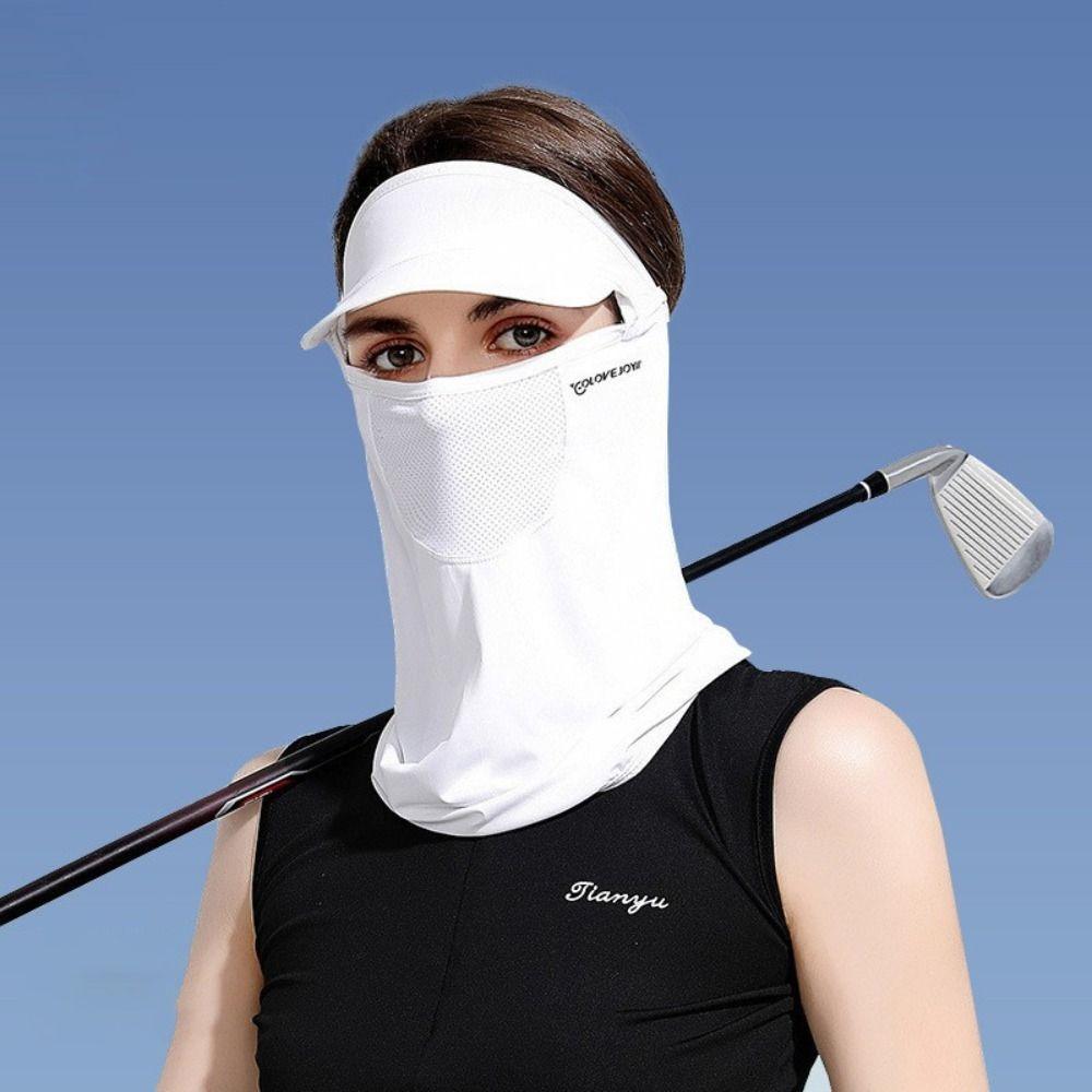 UV Resistant Outdoor Sunscreen Mask Breathable Seamless Sunscreen Mask Neck Gaiter Anti-UV Mask