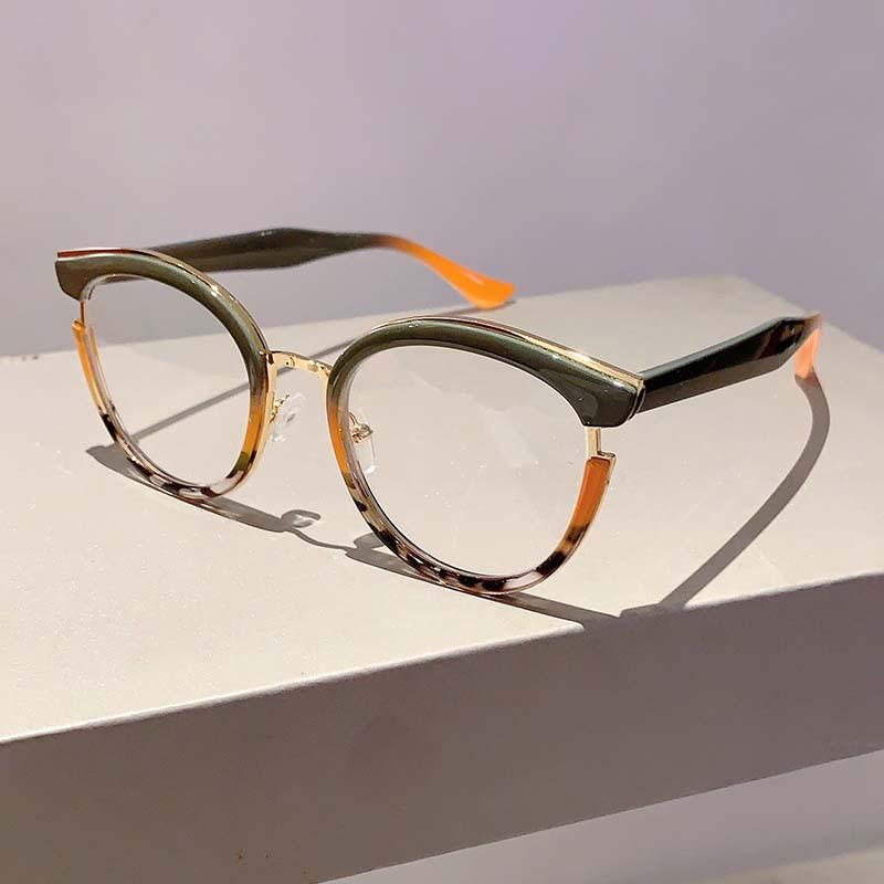 Vintage Cat Eye TR90 Glasses Women Anti Blue Light Designer Optical Frame Myopia Prescription Trendy Luxury Brand