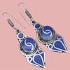 Tibetan Turquoise Lapis Lazuli Nepali Earrings Handmade Jewelry Coral Tribal