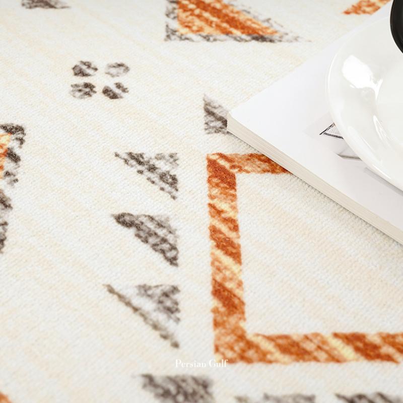 Light Luxury Retro Carpets for Living Room Bohemian Style Bedroom Decor Carpet Large Area Thick Lounge Rug Home Washable Mat